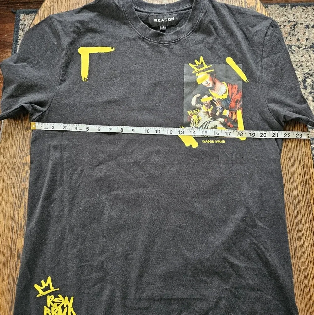 Reason Brand Flex On Em Back Print Short Sleeve T-Shirt Size Men's Large NEW - Picture 10 of 13